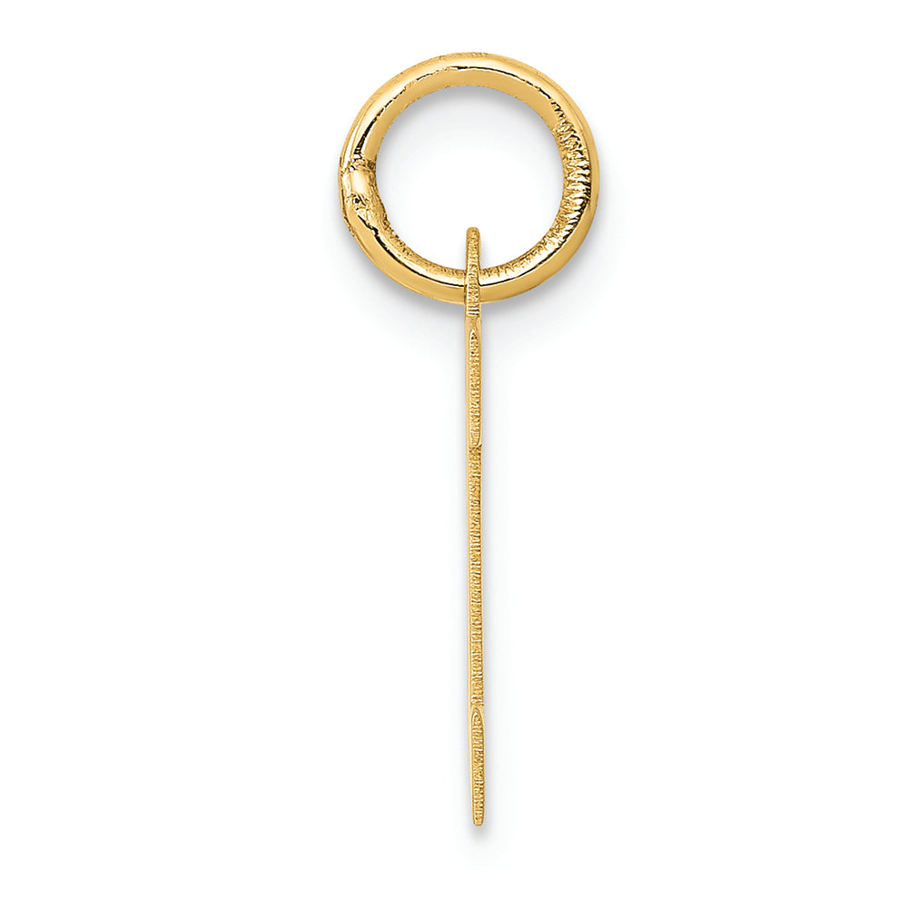 FJC Finejewelers 14k Yellow Gold Small Block Initial M Charm