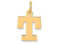 FJC Finejewelers 14k Yellow Gold Small Block Initial T Charm