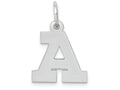 FJC Finejewelers 14k White Gold Small Block Initial A Charm
