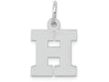 FJC Finejewelers 14k White Gold Small Block Initial H Charm