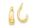 FJC Finejewelers 14k Yellow Gold J Hoop Earring Jackets