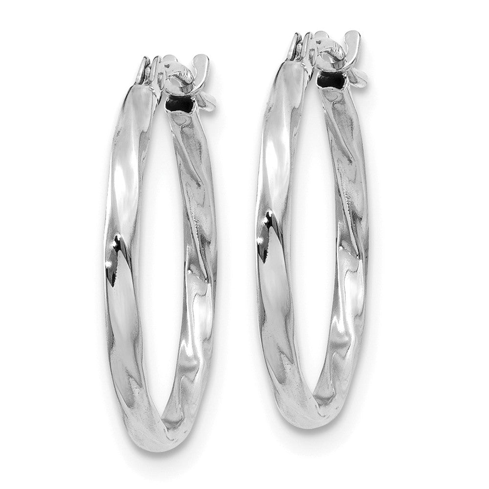 FJC Finejewelers 14kw Twisted Hoop Earrings
